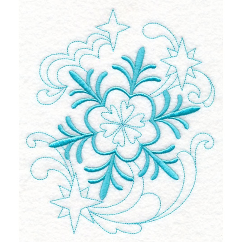 Doodle Snowflake 2|7.07″ x 5.85″ / 179.64mm x 148.54mm|5.87″ x 4.85″ / 149.01mm x 123.12mm|3.85″ x 3.18″ / 97.79mm x 80.79mm|3″ x 2.48″ / 76.2mm x 62.99mm|All Sizes