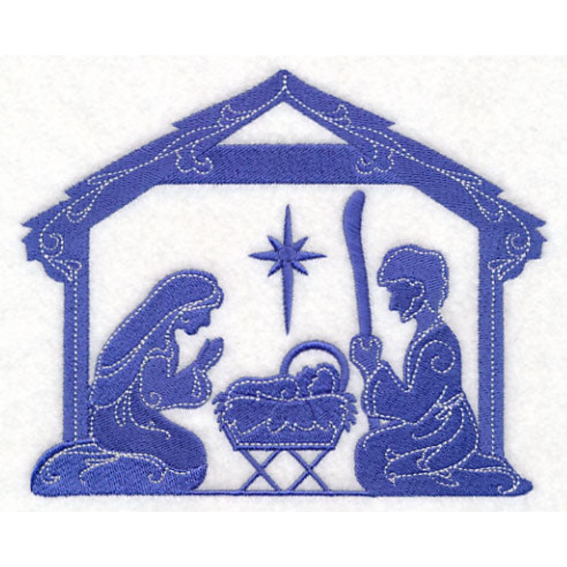 Elegant Nativity Manger Scene|5.16″ x 6.47″ / 131.16mm x 164.24mm|3.69″ x 4.62″ / 93.71mm x 117.33mm|3.08″ x 3.86″ / 78.15mm x 97.99mm|All Sizes