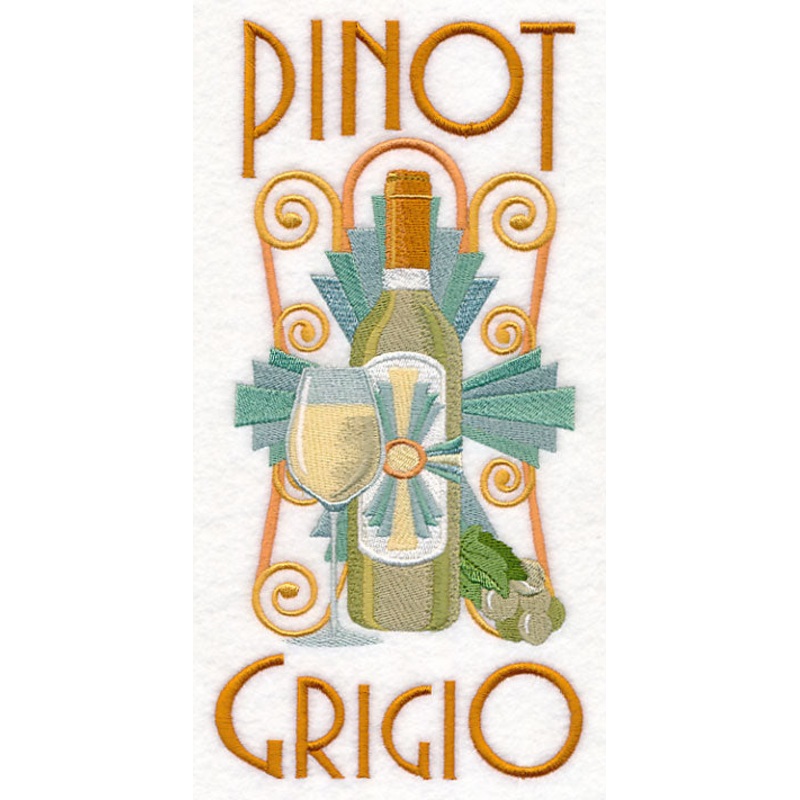 Art Deco Pinot Grigio|11.73″ x 5.76″ / 297.93mm x 146.27mm|9.41″ x 4.62″ / 238.95mm x 117.28mm|7.81″ x 3.83″ / 198.31mm x 97.37mm|6.86″ x 3.37″ / 174.27mm x 85.55mm|All Sizes