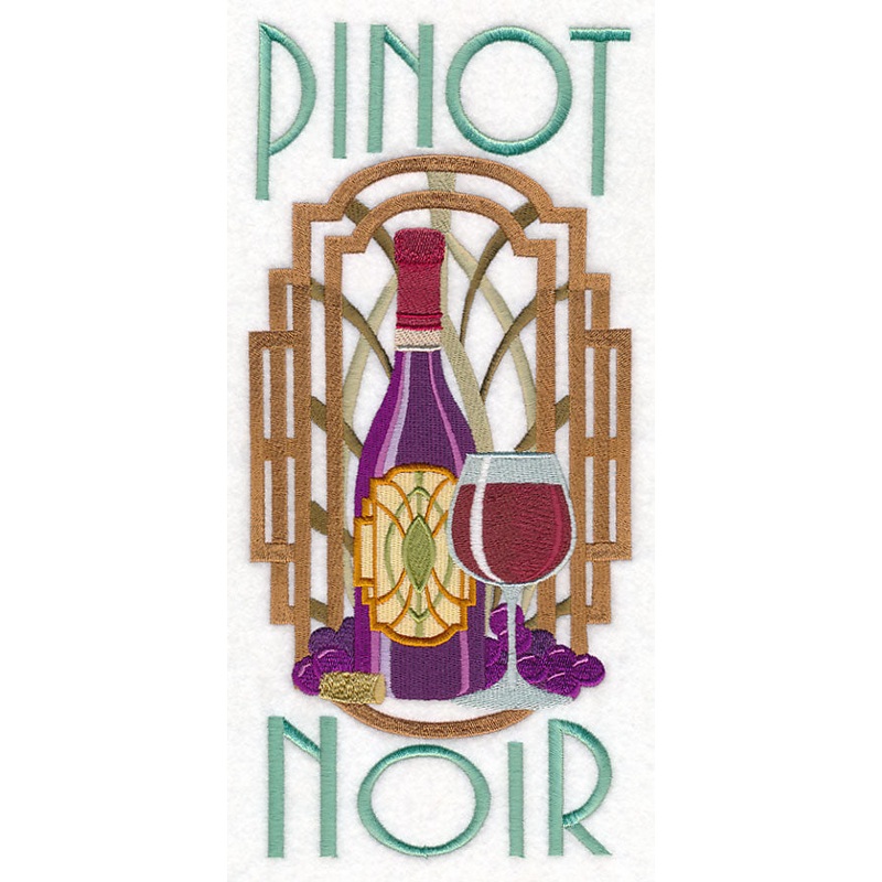 Art Deco Pinot Noir|11.75″ x 5.45″ / 298.52mm x 138.48mm|9.41″ x 4.37″ / 239.1mm x 110.95mm|7.81″ x 3.73″ / 198.46mm x 94.73mm|6.86″ x 3.28″ / 174.32mm x 83.23mm|All Sizes