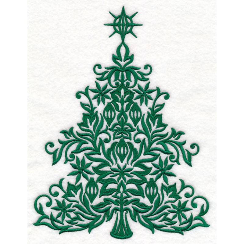 Baroque Beauty Christmas Tree|8.95″ x 6.85″ / 227.31mm x 173.99mm|7.64″ x 5.85″ / 194.17mm x 148.59mm|6.35″ x 4.86″ / 161.17mm x 123.4mm|All Sizes