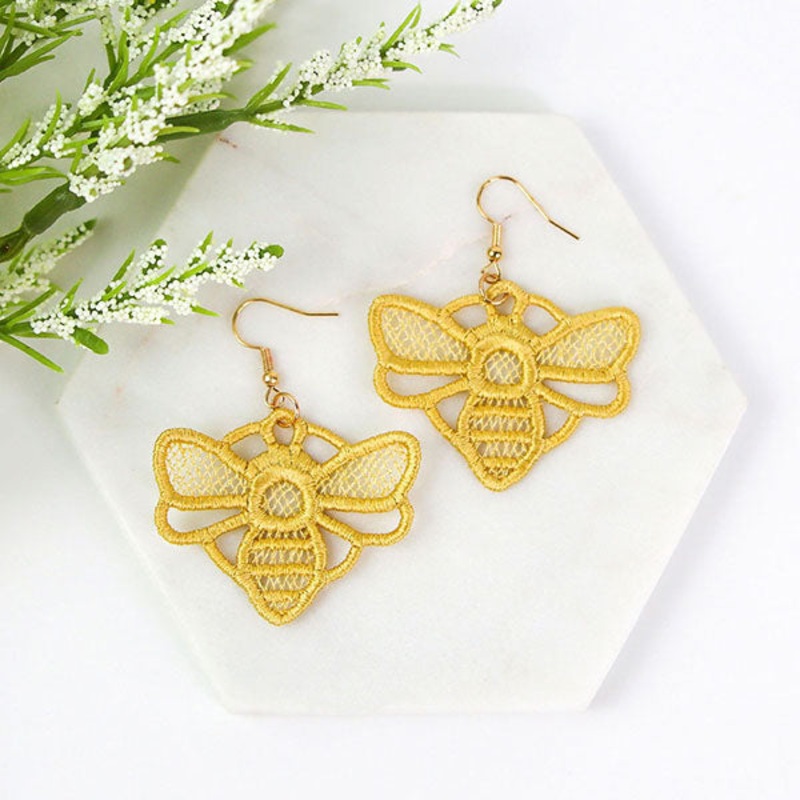 Bee Charm (Lace)|1.61″ x 1.92″ / 40.87mm x 48.87mm|1.08″ x 1.26″ / 27.53mm x 32.13mm|All Sizes