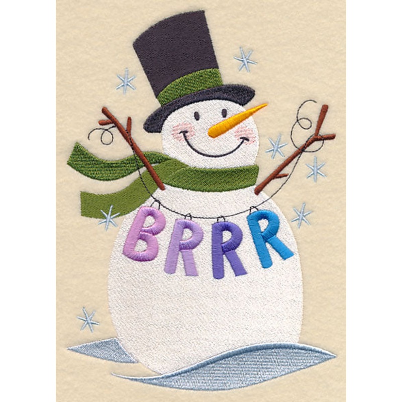 Brrr Snowman|7.8″ x 5.63″ / 198.12mm x 143mm|6.72″ x 4.85″ / 170.69mm x 123.19mm|3.86″ x 2.79″ / 98.04mm x 70.87mm|All Sizes
