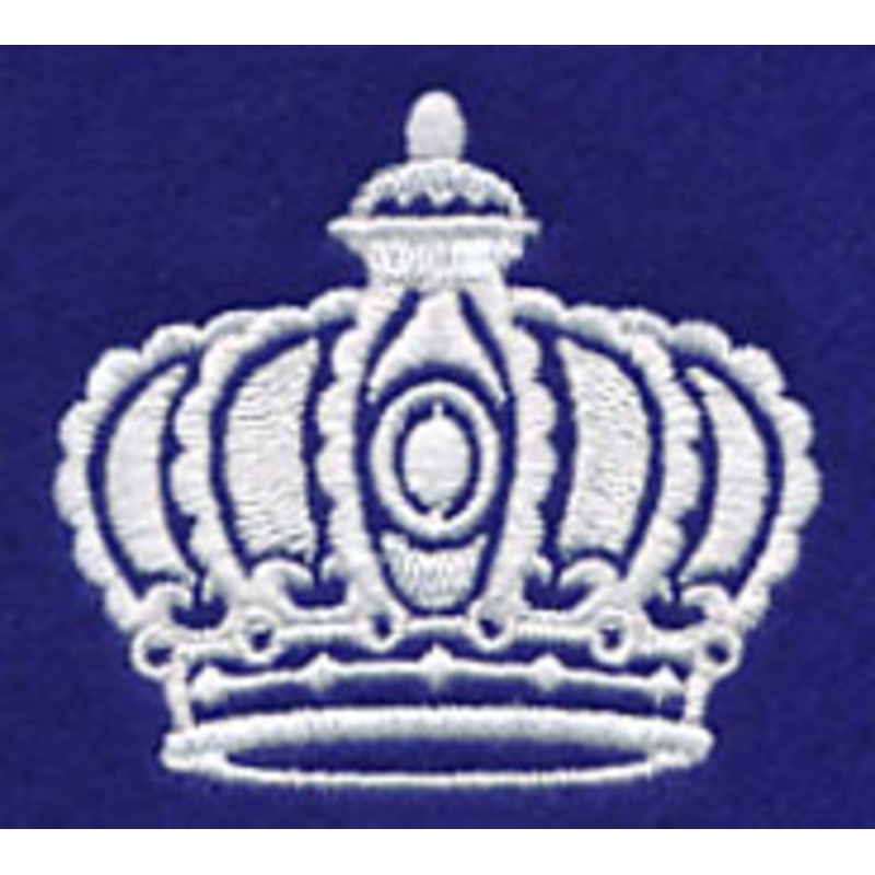 Crown (Whitework)|2.04″ x 2.28″ / 51.78mm x 58.03mm