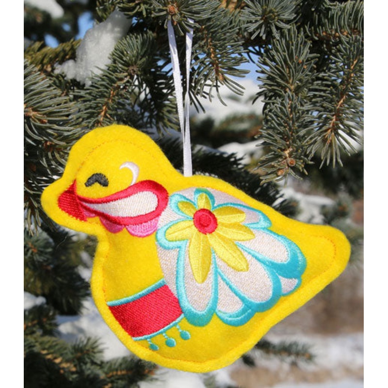 Dala Bird Stuffie (In-the-Hoop)