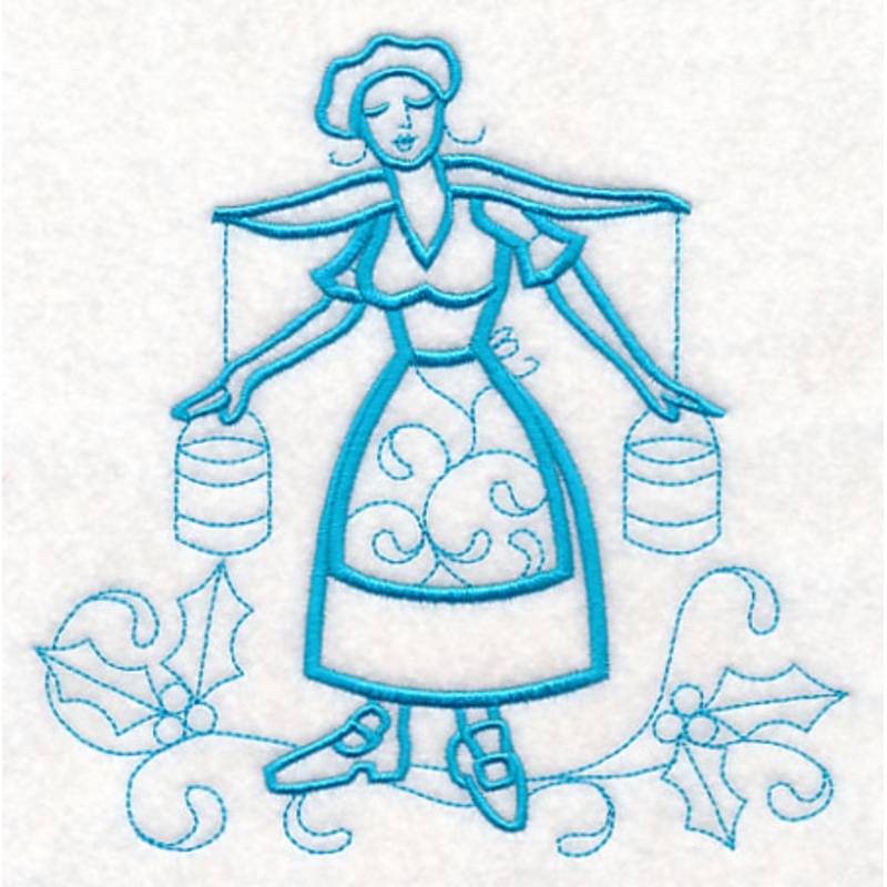 Doodle Maids a Milking|5.87″ x 5.85″ / 148.99mm x 148.59mm|4.86″ x 4.85″ / 123.5mm x 123.19mm|3.86″ x 3.84″ / 98.06mm x 97.63mm|3.01″ x 2.99″ / 76.47mm x 76.07mm|All Sizes