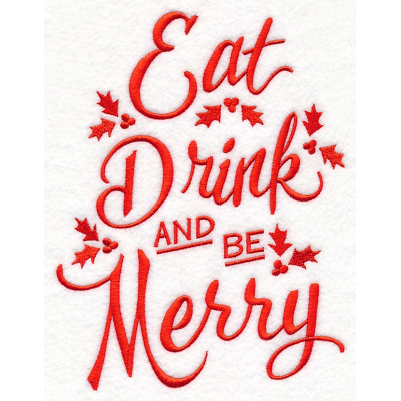 Eat Drink & Be Merry|8.92″ x 6.86″ / 226.55mm x 174.17mm|7.62″ x 5.86″ / 193.5mm x 148.79mm|6.32″ x 4.86″ / 160.44mm x 123.41mm|3.87″ x 3.17″ / 98.2mm x 80.45mm|All Sizes