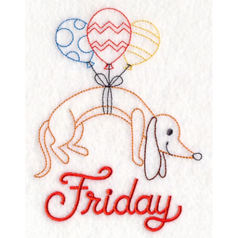 Friday Dachshund (Vintage)|5.5″ x 4.11″ / 139.61mm x 104.48mm|3.85″ x 2.85″ / 97.87mm x 72.29mm|All Sizes