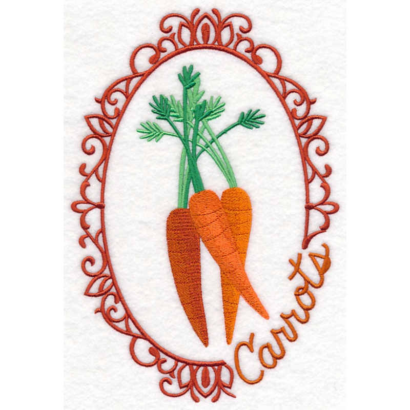 Vegetable Cameo – Carrots|9.96″ x 6.85″ / 253mm x 173.93mm|8.51″ x 5.85″ / 216.28mm x 148.69mm|7.64″ x 5.25″ / 193.98mm x 133.38mm|6.82″ x 4.69″ / 173.18mm x 119.14mm|3.89″ x 2.68″ / 98.89mm x 68.15mm|All Sizes
