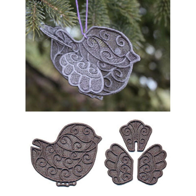 Chickadee in 3D (Lace)|3.5″ x 3.87″ / 88.9mm x 98.3mm|2.75″ x 3.03″ / 69.85mm x 76.96mm|All Sizes