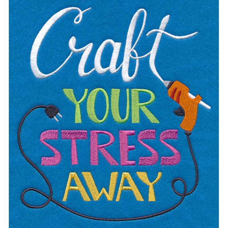 Craft Your Stress Away|7.57″ x 6.9″ / 192.28mm x 175.26mm|6.43″ x 5.86″ / 163.32mm x 148.84mm|5.33″ x 4.86″ / 135.38mm x 123.44mm|3.88″ x 3.53″ / 98.55mm x 89.66mm|All Sizes