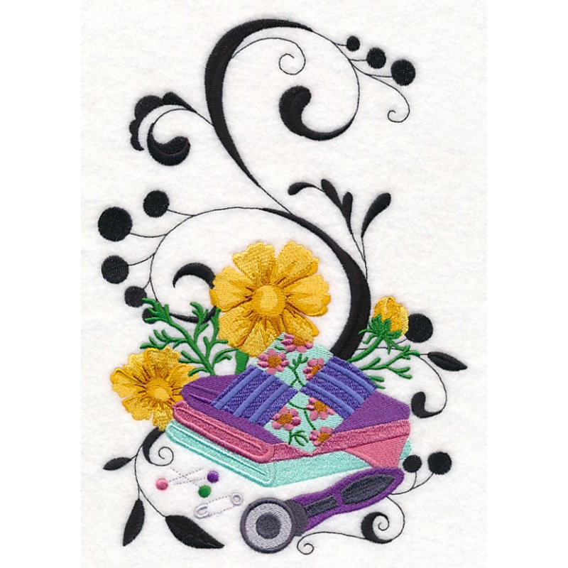 Fanciful Quilting Notions with Cosmos