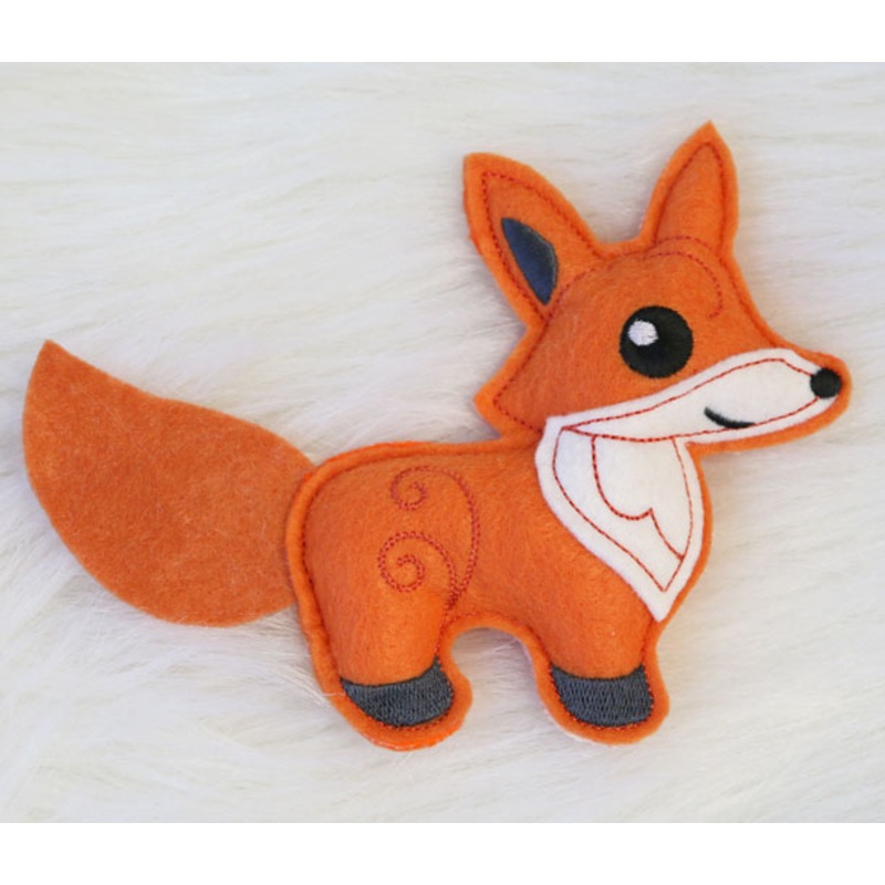 Fox Stuffie (In-the-Hoop)|5.17″ x 4.85″ / 131.32mm x 123.19mm|3.84″ x 3.6″ / 97.54mm x 91.44mm|All Sizes