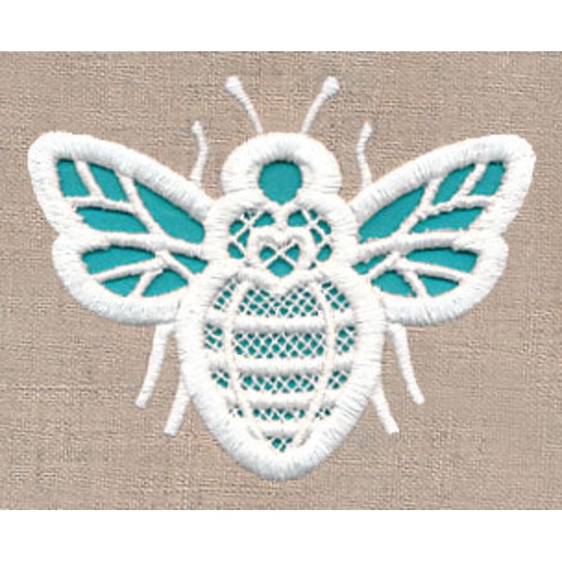 Bee Beauty (Cutwork)|3.07″ x 3.88″ / 78.04mm x 98.58mm|2.24″ x 2.83″ / 56.9mm x 71.92mm|All Sizes