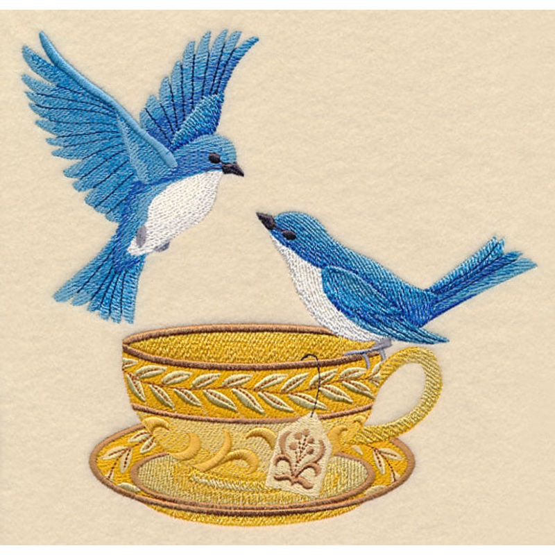 Bluebird Tea Party|7.44″ x 7.8″ / 188.93mm x 198.1mm|6.9″ x 7.23″ / 175.24mm x 183.71mm|5.85″ x 6.13″ / 148.52mm x 155.82mm|4.85″ x 5.08″ / 123.21mm x 129.11mm|All Sizes