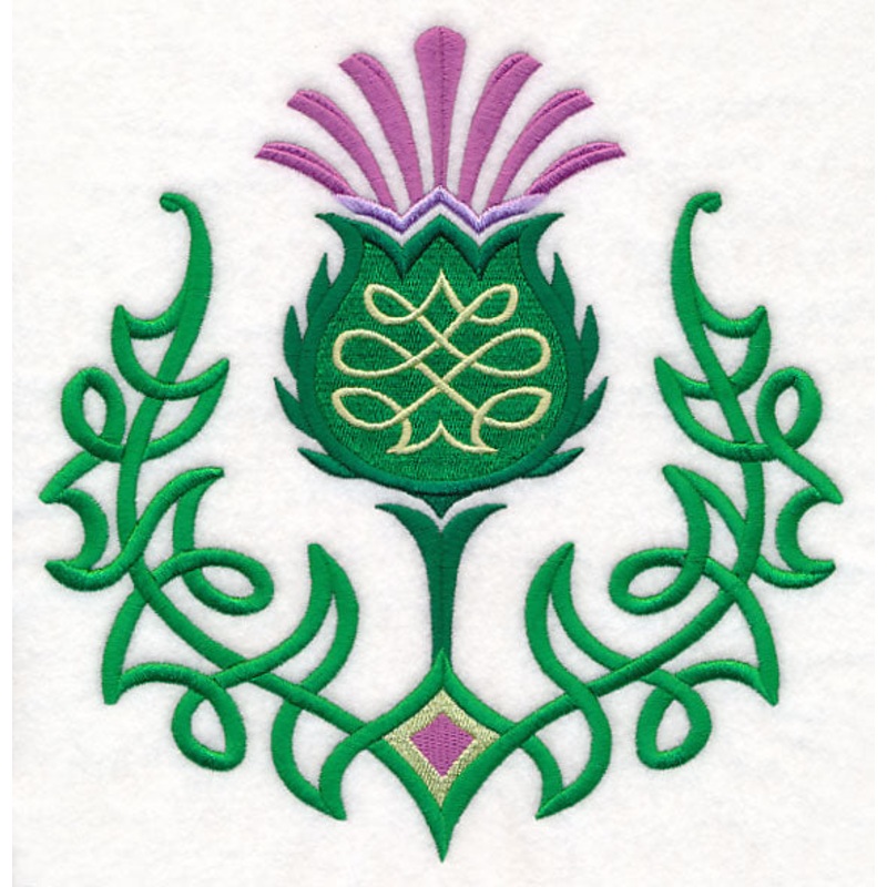 Celtic Knot Thistle|7.79″ x 7.6″ / 197.93mm x 193.07mm|7.01″ x 6.84″ / 178.02mm x 173.65mm|6″ x 5.85″ / 152.33mm x 148.61mm|4.97″ x 4.85″ / 126.32mm x 123.24mm|3.86″ x 3.77″ / 98.01mm x 95.63mm|All Sizes