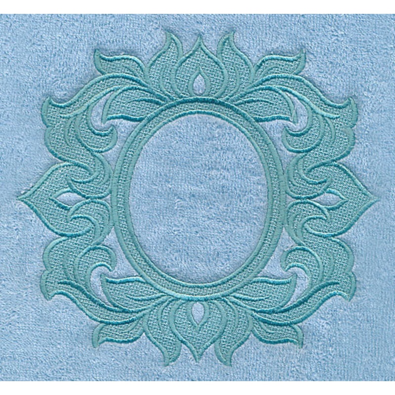 Damask Frame Backdrop (Embossed)
