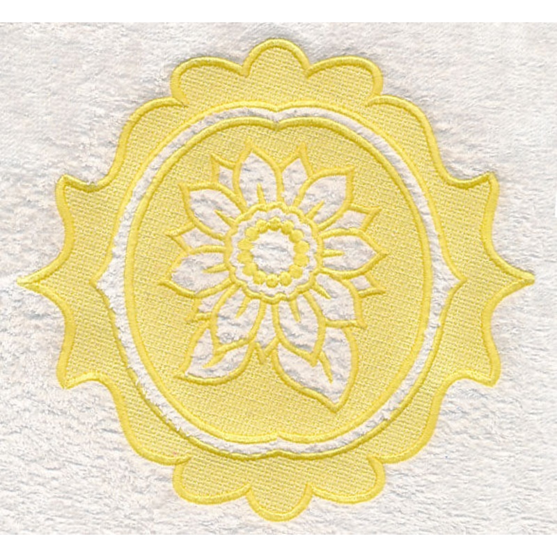Sunflower Medallion (Embossed)