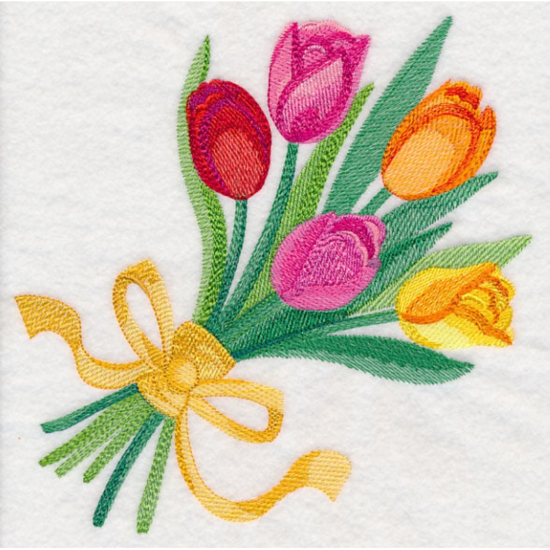 Tulip Bouquet in Watercolor|7.6″ x 7.8″ / 193.12mm x 198.03mm|6.85″ x 7.03″ / 174.04mm x 178.54mm|5.85″ x 6″ / 148.67mm x 152.51mm|4.85″ x 4.97″ / 123.25mm x 126.34mm|All Sizes
