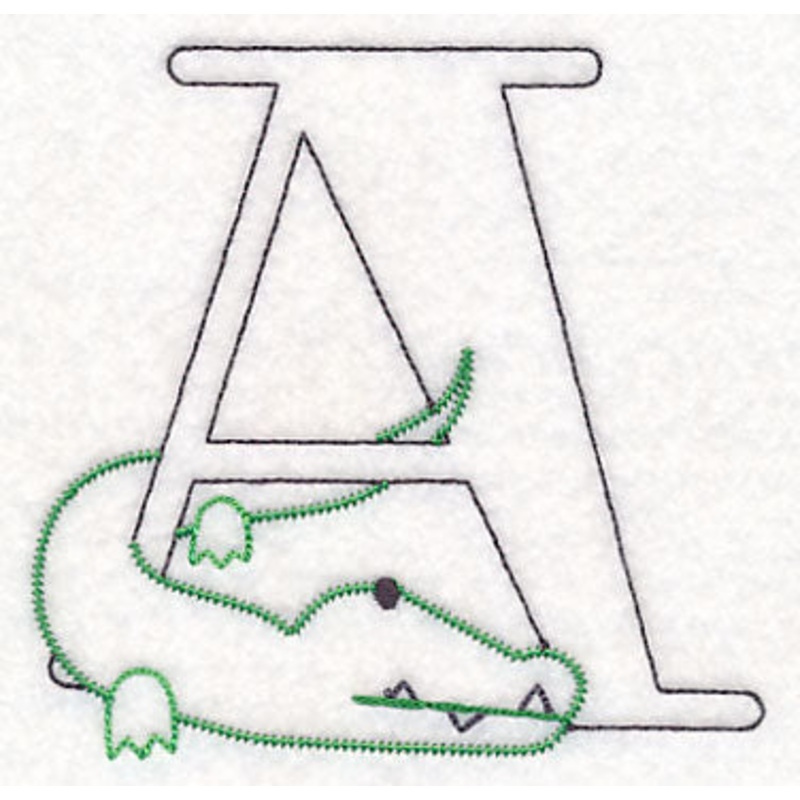Baby Animals Letter A (Vintage) – 4 1/2 Inch