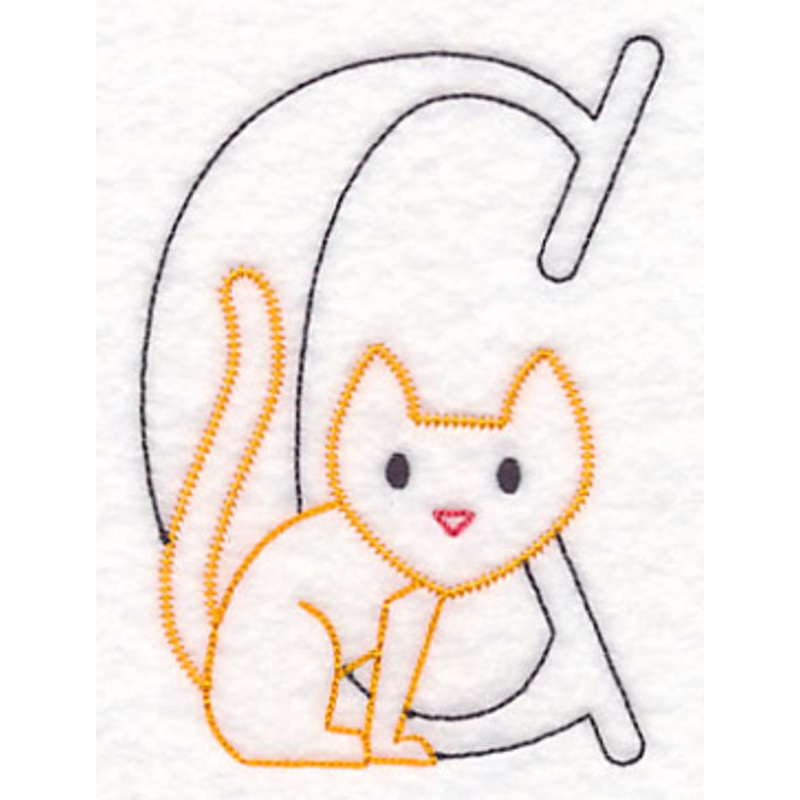 Baby Animals Letter C (Vintage) – 4 1/2 Inch