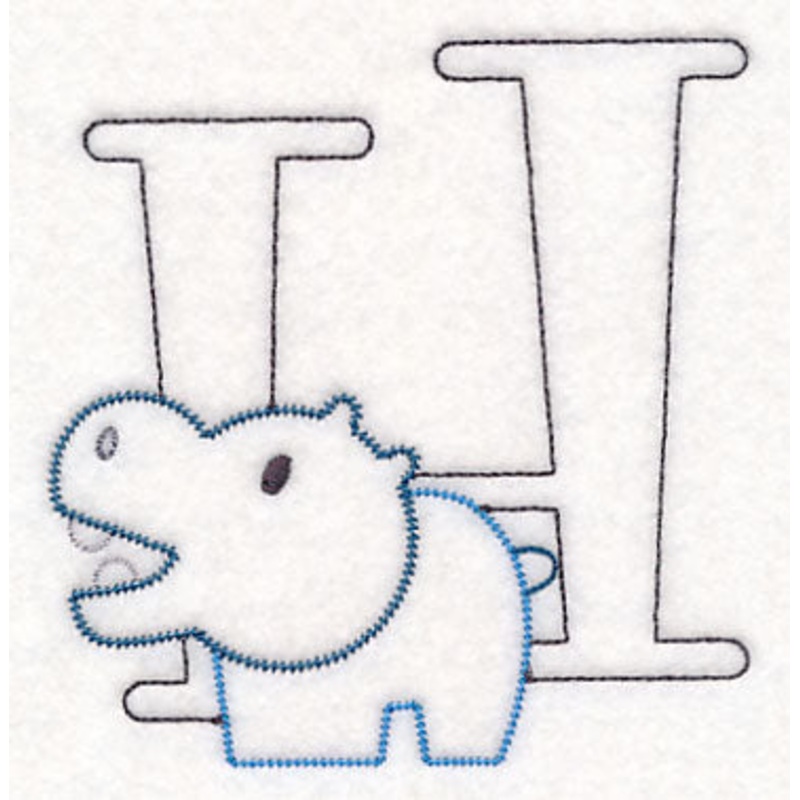 Baby Animals Letter H (Vintage) – 4 1/2 Inch