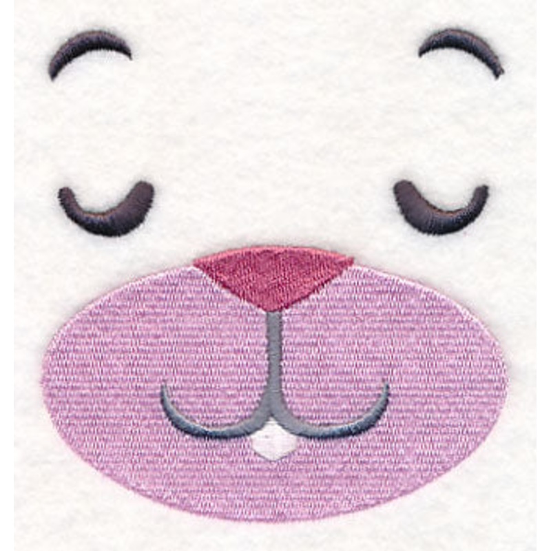 Benji Bunny Face (Sleeping)|4.46″ x 4.16″ / 113.24mm x 105.76mm|3.47″ x 3.24″ / 88.16mm x 82.28mm|3.01″ x 2.8″ / 76.53mm x 71.21mm|2.01″ x 1.87″ / 51.12mm x 47.47mm|All Sizes