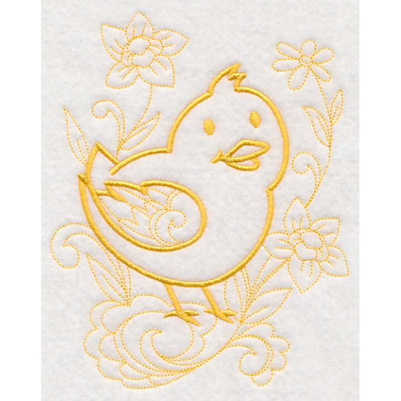 Doodle Chick|7.33″ x 5.85″ / 186.15mm x 148.54mm|6.08″ x 4.85″ / 154.33mm x 123.16mm|3.85″ x 3.07″ / 97.77mm x 77.97mm|3″ x 2.39″ / 76.18mm x 60.78mm|All Sizes