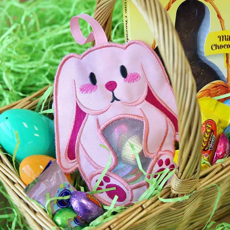 Easter Bunny Candy Holder (In-the-Hoop)