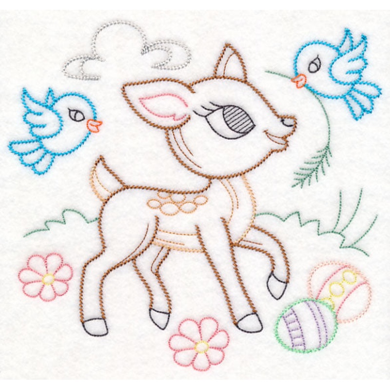 Easter Deer (Vintage)|7.3″ x 7.82″ / 185.38mm x 198.64mm|6.54″ x 7.02″ / 166.2mm x 178.27mm|5.89″ x 6.33″ / 149.68mm x 160.69mm|4.89″ x 5.25″ / 124.26mm x 133.46mm|3.65″ x 3.89″ / 92.63mm x 98.88mm|All Sizes