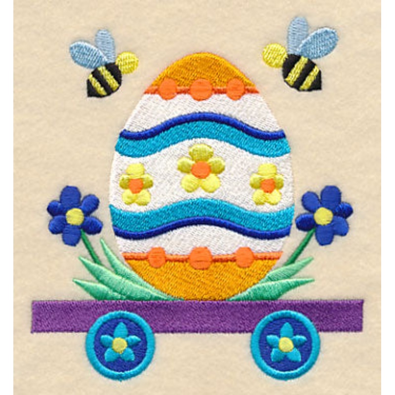 Easter Train – Flower Egg|4.83″ x 4.43″ / 122.79mm x 112.43mm|3.66″ x 3.35″ / 93.01mm x 85.17mm|All Sizes