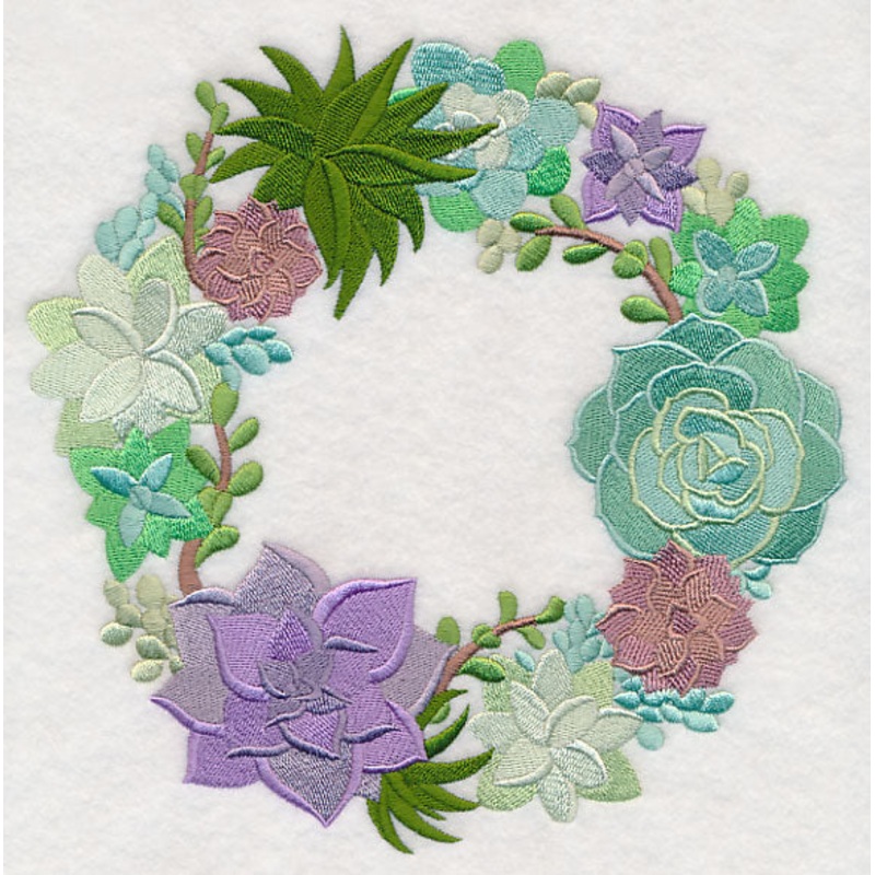 For the Love of Succulents Wreath