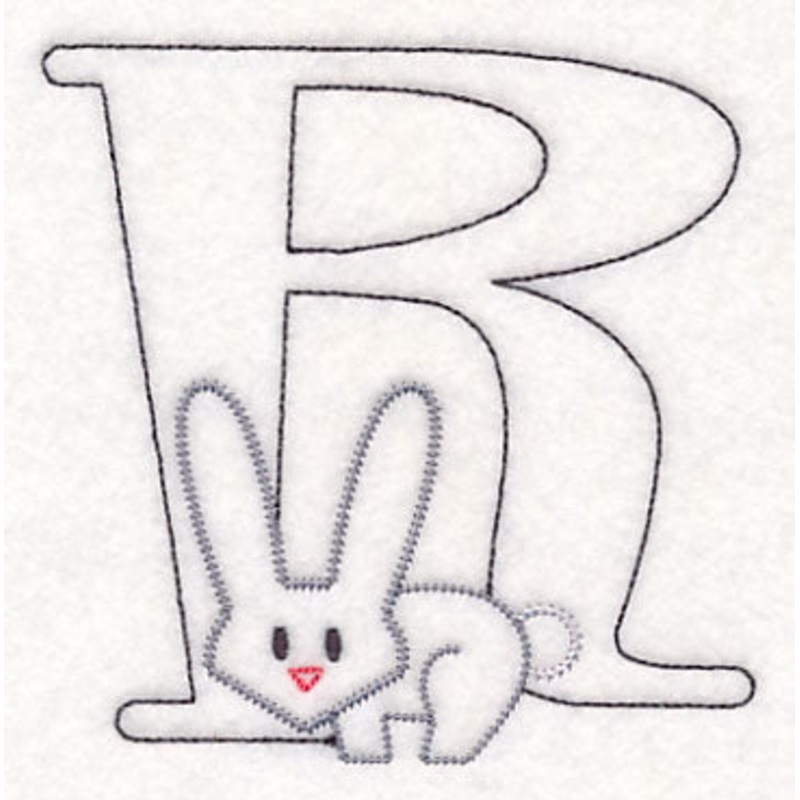 Baby Animals Letter R (Vintage) – 4 1/2 Inch