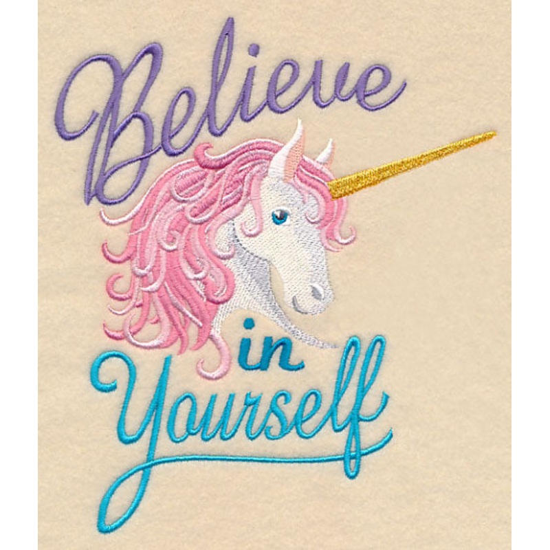 Believe in Yourself Unicorn|7.81″ x 6.68″ / 198.37mm x 169.67mm|6.84″ x 5.86″ / 173.74mm x 148.84mm|5.68″ x 4.86″ / 144.27mm x 123.44mm|All Sizes