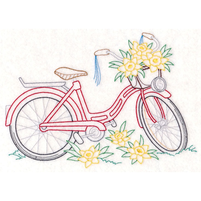 Bike of Blooms – Daffodils|6.85″ x 9.71″ / 174mm x 246.76mm|5.5″ x 7.81″ / 139.81mm x 198.26mm|4.83″ x 6.85″ / 122.77mm x 174.05mm|2.72″ x 3.85″ / 68.97mm x 97.79mm|All Sizes