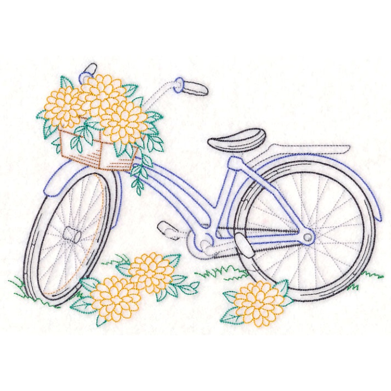 Bike of Blooms – Dahlias|6.85″ x 9.6″ / 173.93mm x 243.74mm|5.57″ x 7.81″ / 141.49mm x 198.31mm|4.85″ x 6.79″ / 123.07mm x 172.53mm|2.75″ x 3.85″ / 69.74mm x 97.79mm|All Sizes