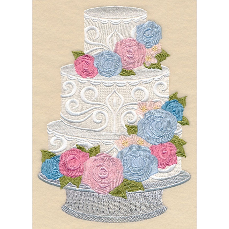 Cascading Roses Cake|9.75″ x 6.9″ / 247.64mm x 175.24mm|8.28″ x 5.86″ / 210.2mm x 148.75mm|7.8″ x 5.52″ / 198.18mm x 140.23mm|6.86″ x 4.86″ / 174.29mm x 123.33mm|All Sizes
