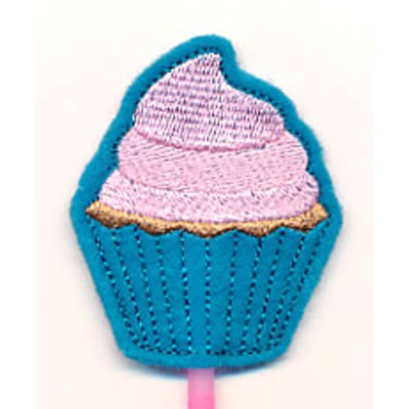 Cupcake Topper (In-the-Hoop)|2.63″ x 2.13″ / 66.71mm x 54.15mm
