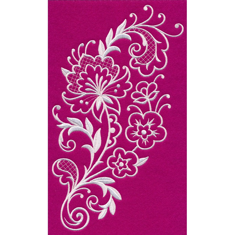 Floral Fashions Spray (Whitework)