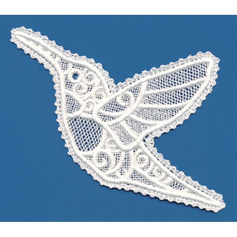 Spring Hummingbird (Battenburg Lace)