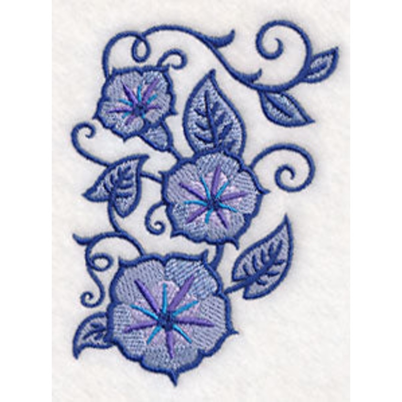 Stylish Blues Spray|3.88″ x 2.73″ / 98.55mm x 69.36mm