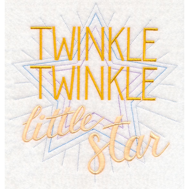 Twinkle Twinkle|7.8″ x 7.52″ / 198.12mm x 191.02mm|7.1″ x 6.85″ / 180.46mm x 173.99mm|6.07″ x 5.85″ / 154.12mm x 148.59mm|5.02″ x 4.84″ / 127.42mm x 122.85mm|3.85″ x 3.71″ / 97.79mm x 94.28mm|All Sizes