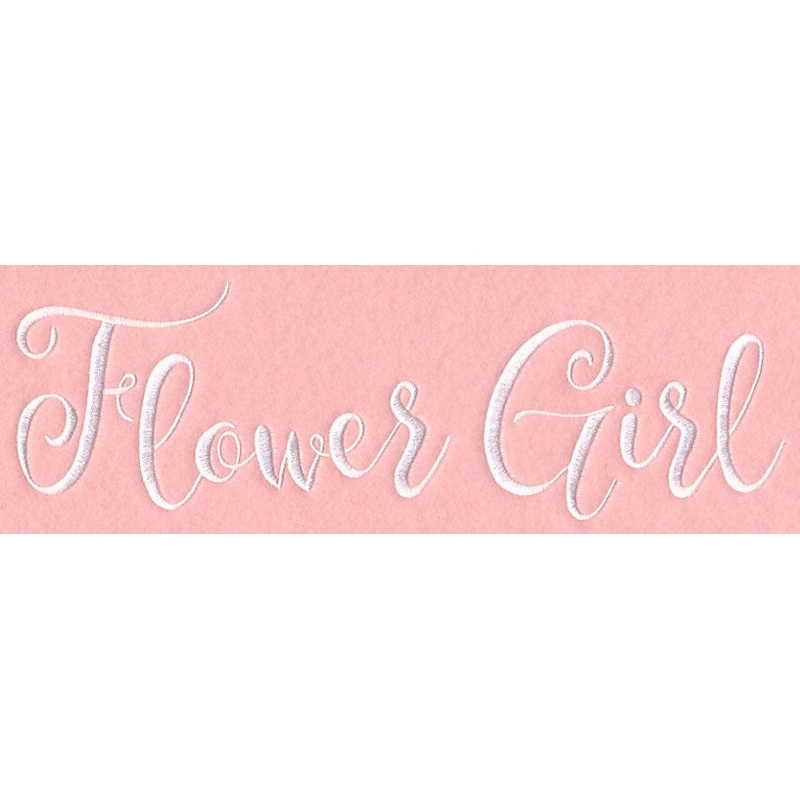 Wedding Typography – Flower Girl