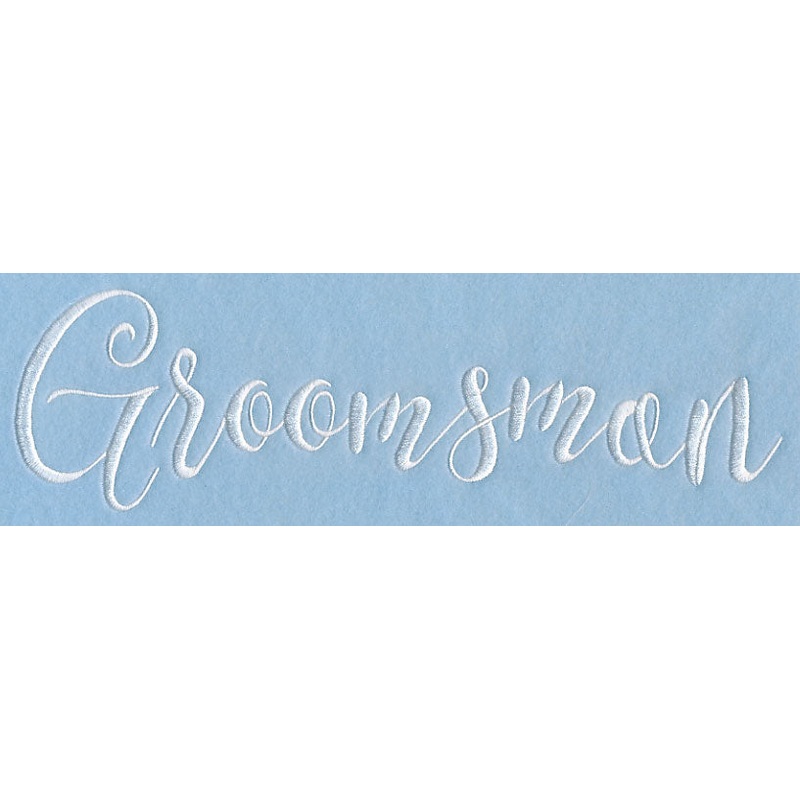 Wedding Typography – Groomsman