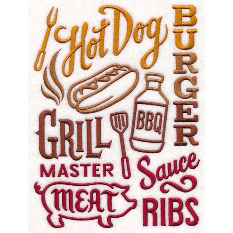BBQ Collage|9.14″ x 6.9″ / 232.22mm x 175.16mm|7.76″ x 5.85″ / 197.01mm x 148.61mm|6.45″ x 4.87″ / 163.86mm x 123.6mm|3.87″ x 2.92″ / 98.27mm x 74.15mm|All Sizes