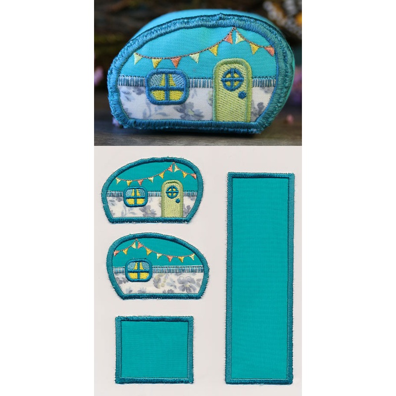 Camper Pincushion (In-the-Hoop)
