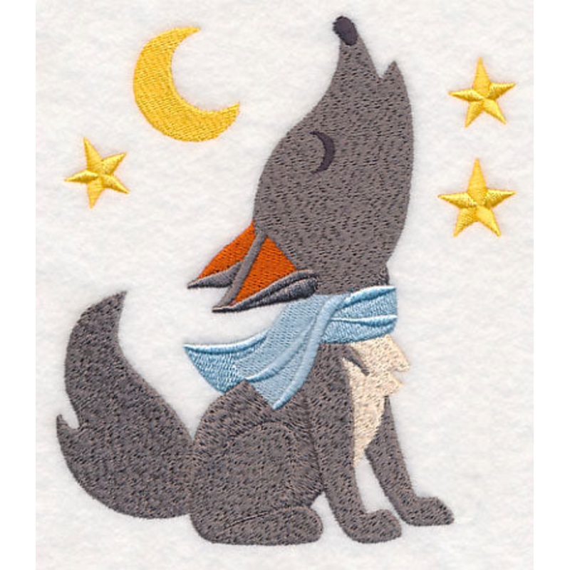 Camping Forest Friends – Wolf|5.85″ x 5.17″ / 148.58mm x 131.42mm|4.85″ x 4.29″ / 123.21mm x 109mm|3.85″ x 3.4″ / 97.84mm x 86.46mm|All Sizes