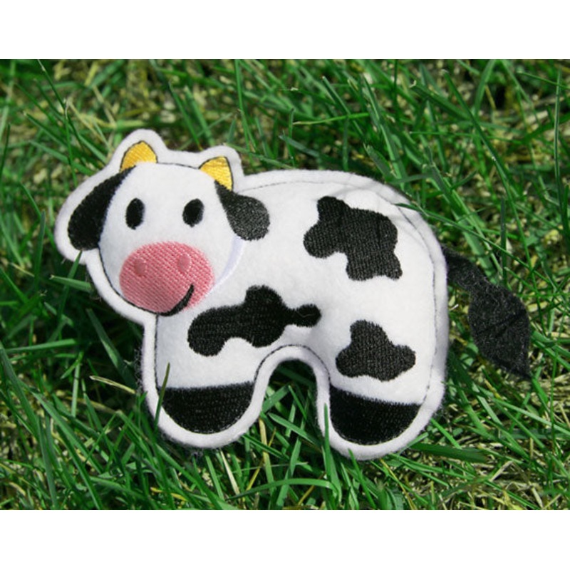Cow Barnyard Stuffie (In-the-Hoop)