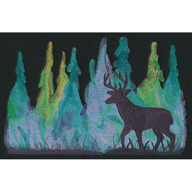 Deer Silhouette in Watercolor|6.89″ x 10.53″ / 174.97mm x 267.42mm|5.86″ x 8.98″ / 148.81mm x 228.1mm|5.09″ x 7.79″ / 129.18mm x 197.89mm|4.49″ x 6.88″ / 113.98mm x 174.67mm|All Sizes