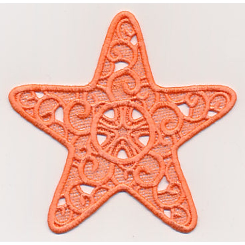Starfish (Lace)|4.87″ x 5.1″ / 123.8mm x 129.57mm|3.71″ x 3.88″ / 94.19mm x 98.59mm|All Sizes